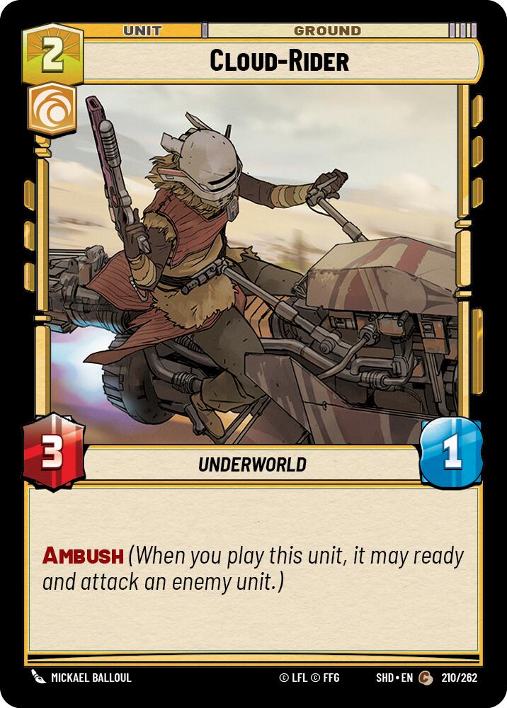 Cloud-Rider (210/262) (210/262) [Shadows of the Galaxy] | Exor Games New Glasgow