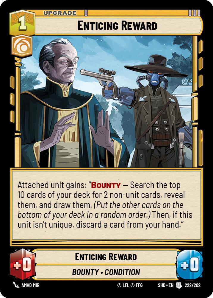 Enticing Reward (222/262) (222/262) [Shadows of the Galaxy] | Exor Games New Glasgow
