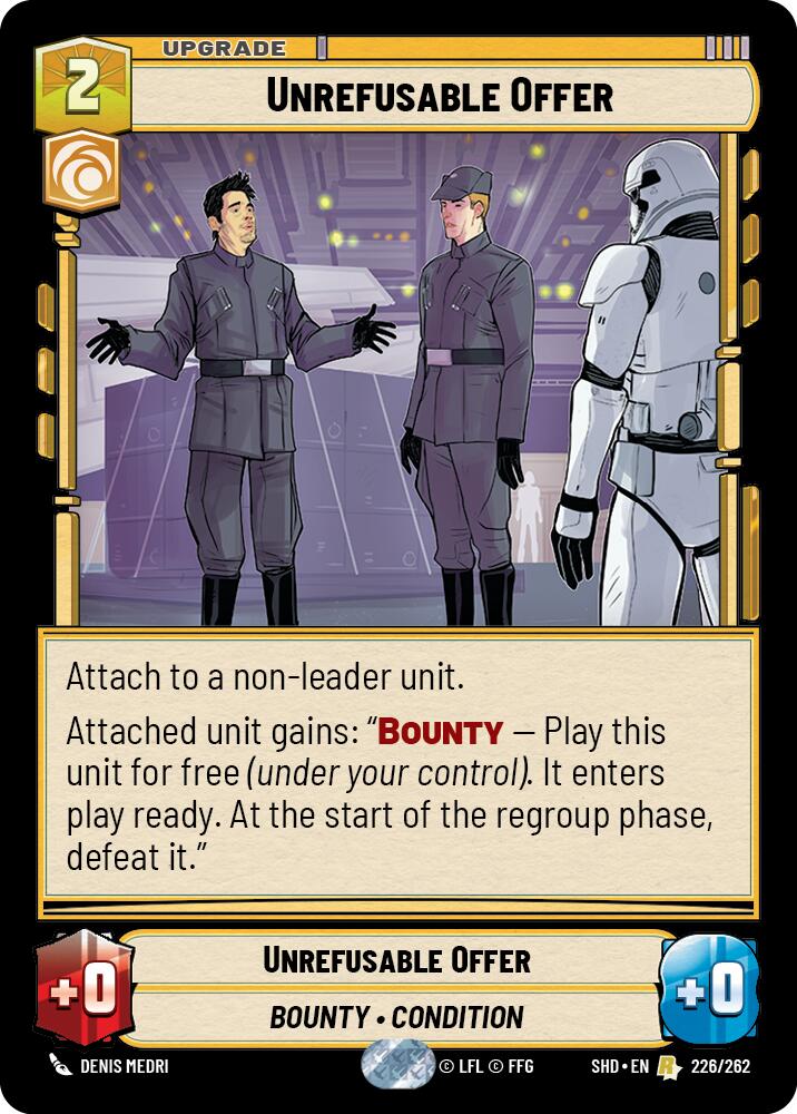 Unrefusable Offer (226/262) (226/262) [Shadows of the Galaxy] | Exor Games New Glasgow