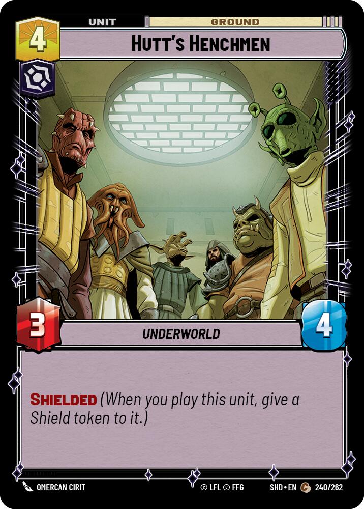 Hutt's Henchmen (240/262) (240/262) [Shadows of the Galaxy] | Exor Games New Glasgow