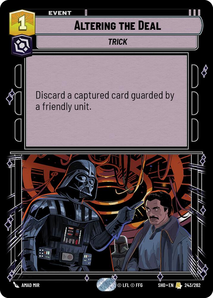 Altering the Deal (243/262) (243/262) [Shadows of the Galaxy] | Exor Games New Glasgow