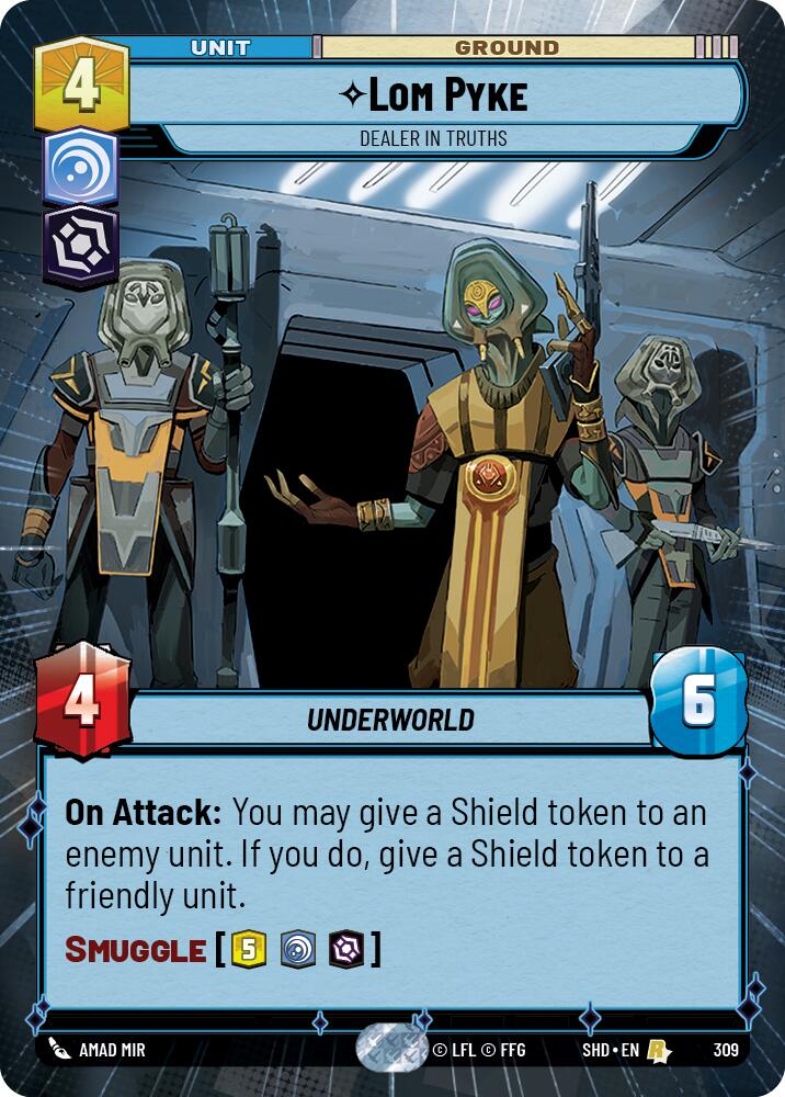Lom Pyke - Dealer in Truths (309) (Hyperspace) (309) [Shadows of the Galaxy] | Exor Games New Glasgow