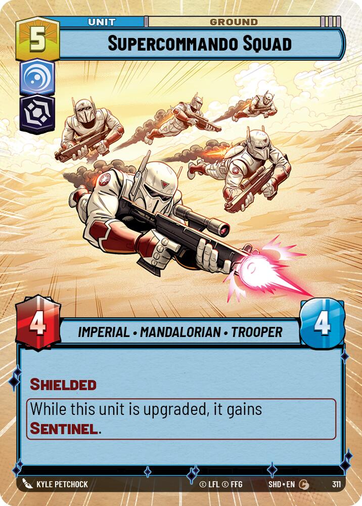 Supercommando Squad (311) (Hyperspace) (311) [Shadows of the Galaxy] | Exor Games New Glasgow