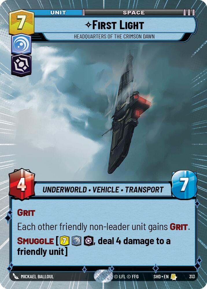 First Light - Headquarters of the Crimson Dawn (313) (Hyperspace) (313) [Shadows of the Galaxy] | Exor Games New Glasgow