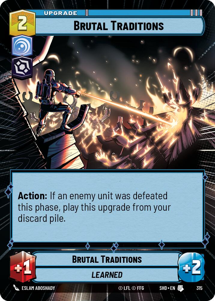 Brutal Traditions (315) (Hyperspace) (315) [Shadows of the Galaxy] | Exor Games New Glasgow