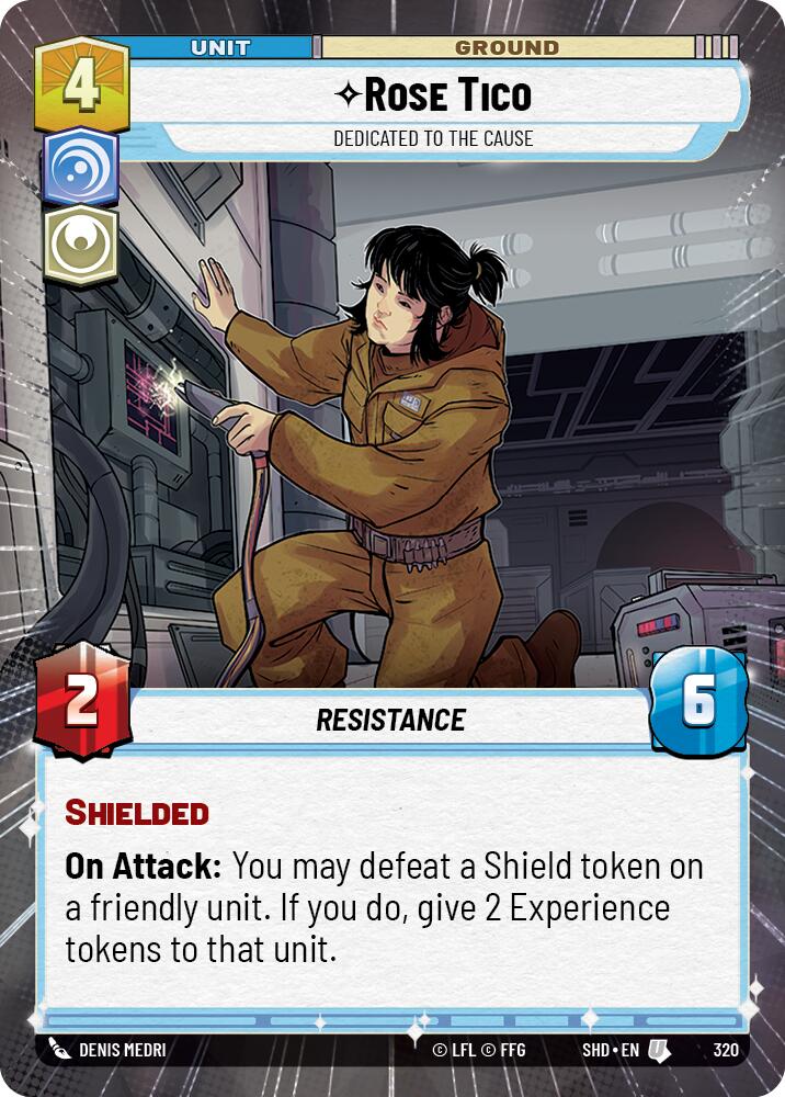 Rose Tico - Dedicated to the Cause (320) (Hyperspace) (320) [Shadows of the Galaxy] | Exor Games New Glasgow