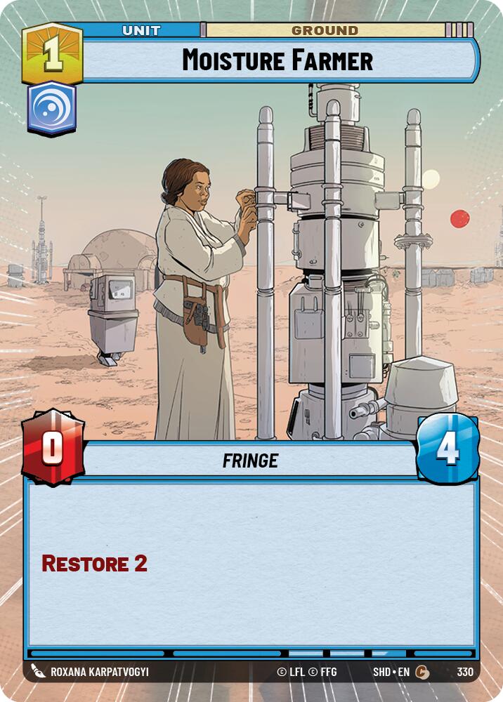 Moisture Farmer (330) (Hyperspace) (330) [Shadows of the Galaxy] | Exor Games New Glasgow