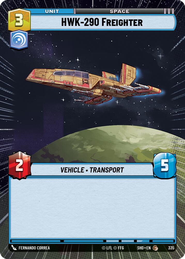 HWK-290 Freighter (335) (Hyperspace) (335) [Shadows of the Galaxy] | Exor Games New Glasgow