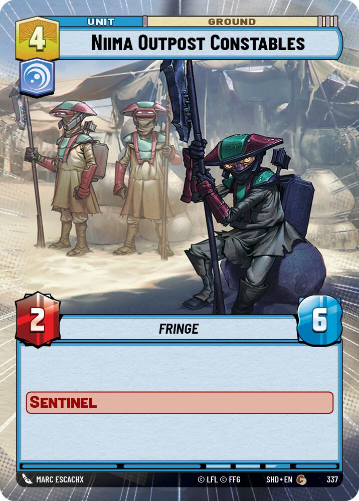Niima Outpost Constables (337) (Hyperspace) (337) [Shadows of the Galaxy] | Exor Games New Glasgow