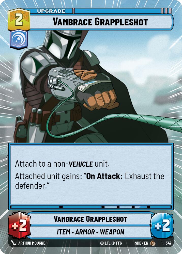 Vambrace Grappleshot (347) (Hyperspace) (347) [Shadows of the Galaxy] | Exor Games New Glasgow