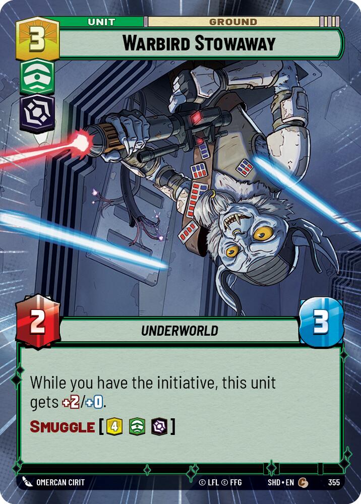 Warbird Stowaway (355) (Hyperspace) (355) [Shadows of the Galaxy] | Exor Games New Glasgow