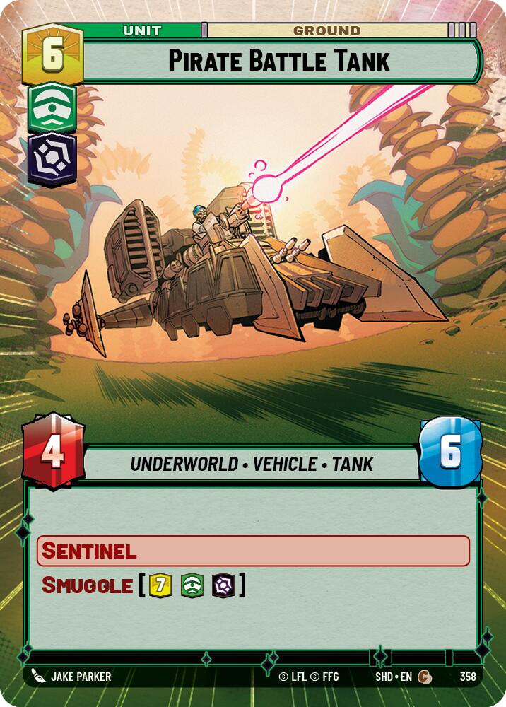 Pirate Battle Tank (358) (Hyperspace) (358) [Shadows of the Galaxy] | Exor Games New Glasgow