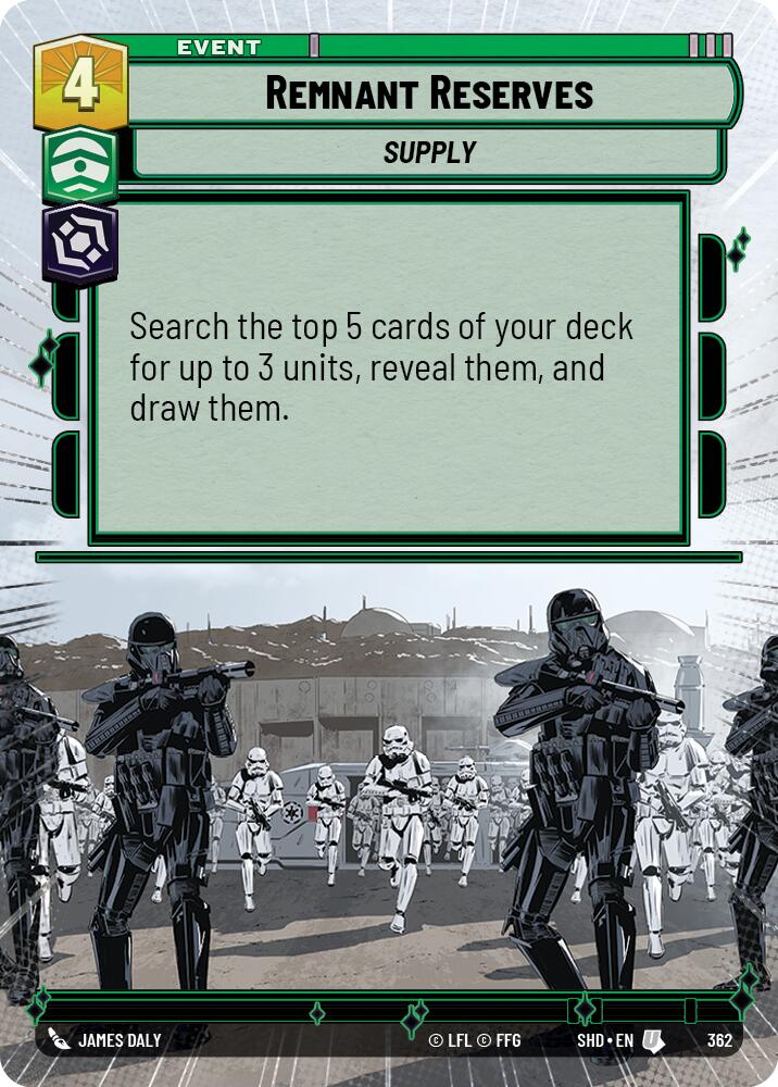 Remnant Reserves (362) (Hyperspace) (362) [Shadows of the Galaxy] | Exor Games New Glasgow
