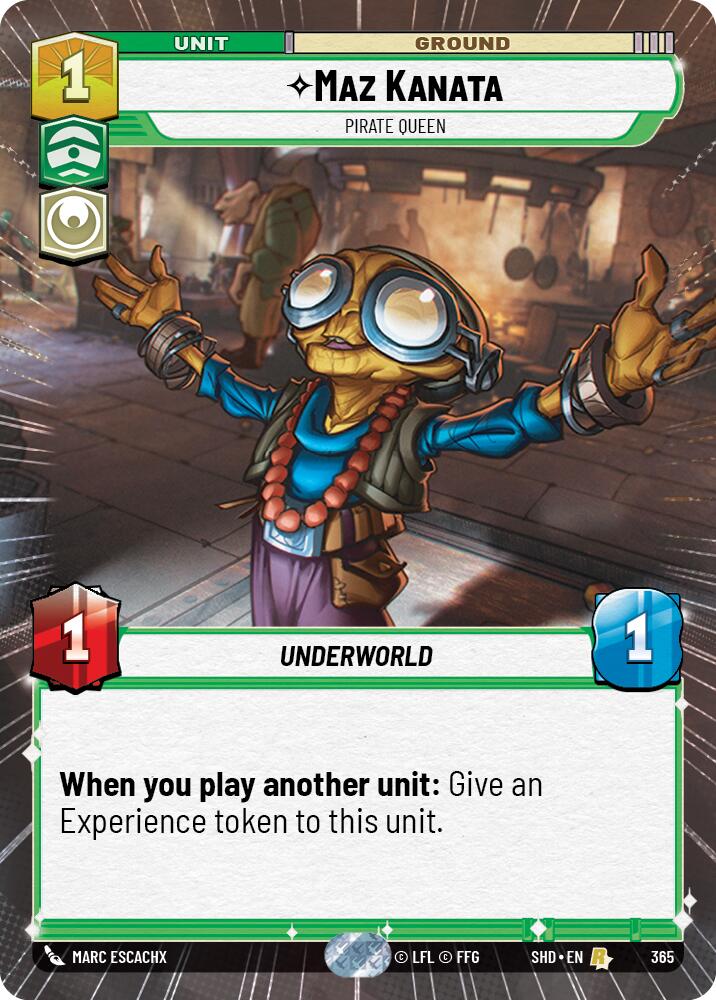 Maz Kanata - Pirate Queen (365) (Hyperspace) (365) [Shadows of the Galaxy] | Exor Games New Glasgow