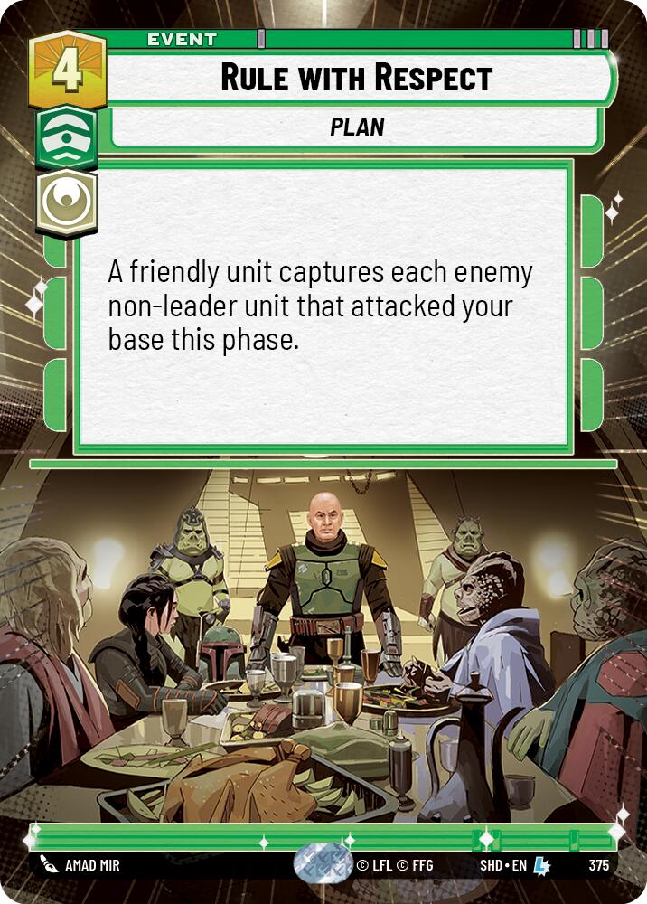 Rule With Respect (375) (Hyperspace) (375) [Shadows of the Galaxy] | Exor Games New Glasgow