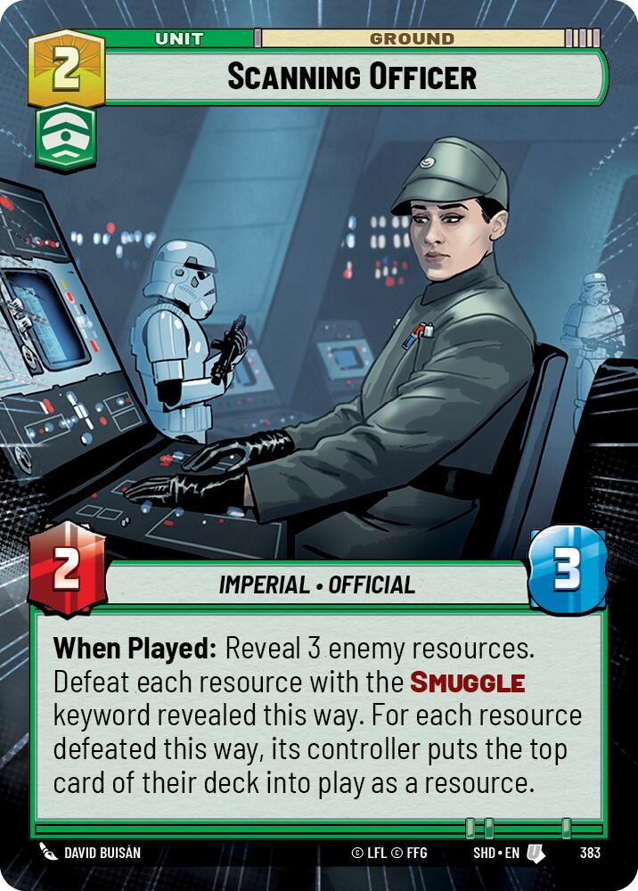 Scanning Officer (383) (Hyperspace) (383) [Shadows of the Galaxy] | Exor Games New Glasgow
