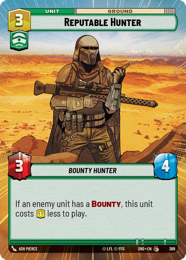 Reputable Hunter (386) (Hyperspace) (386) [Shadows of the Galaxy] | Exor Games New Glasgow