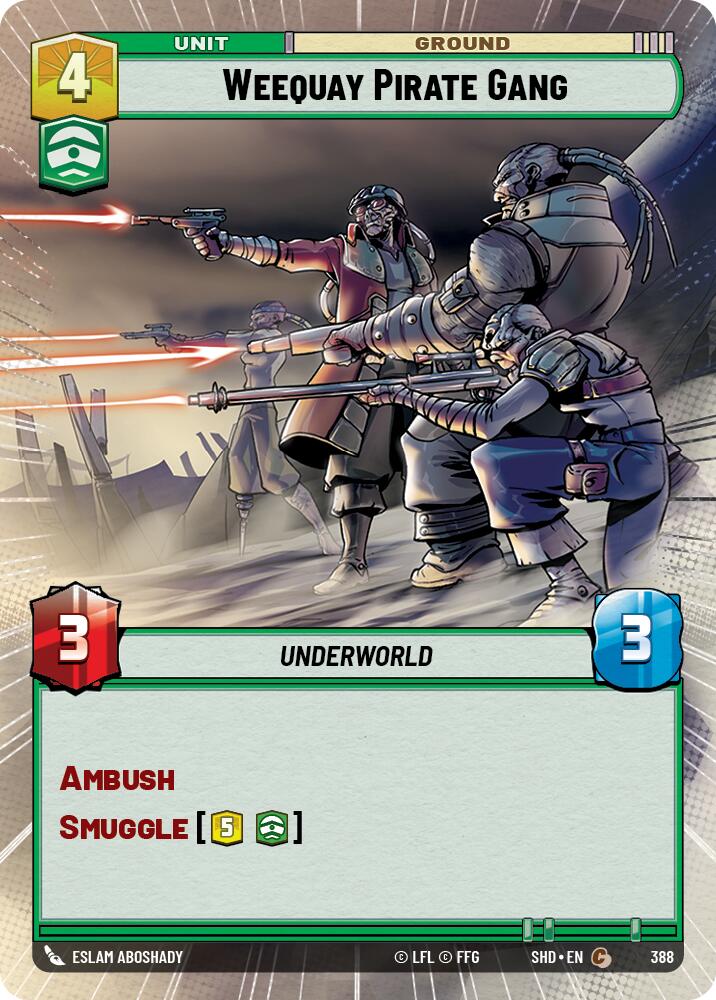 Weequay Pirate Gang (388) (Hyperspace) (388) [Shadows of the Galaxy] | Exor Games New Glasgow
