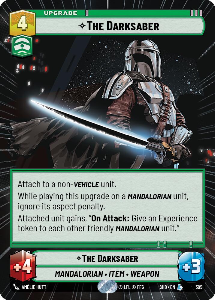 The Darksaber (395) (Hyperspace) (395) [Shadows of the Galaxy] | Exor Games New Glasgow