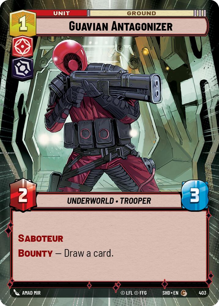 Guavian Antagonizer (403) (Hyperspace) (403) [Shadows of the Galaxy] | Exor Games New Glasgow