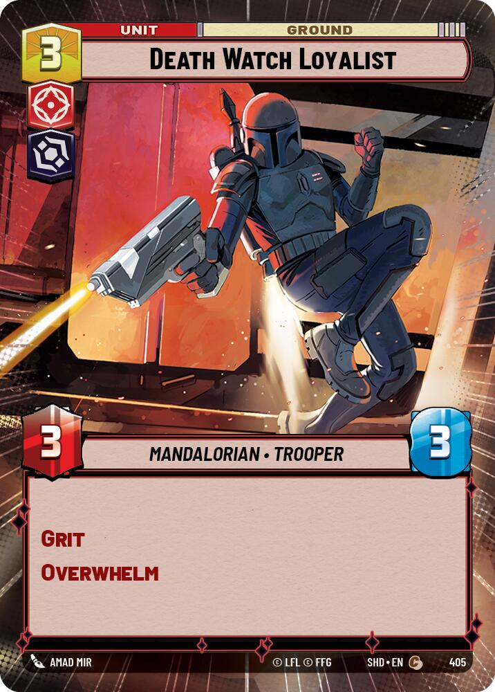 Death Watch Loyalist (405) (Hyperspace) (405) [Shadows of the Galaxy] | Exor Games New Glasgow