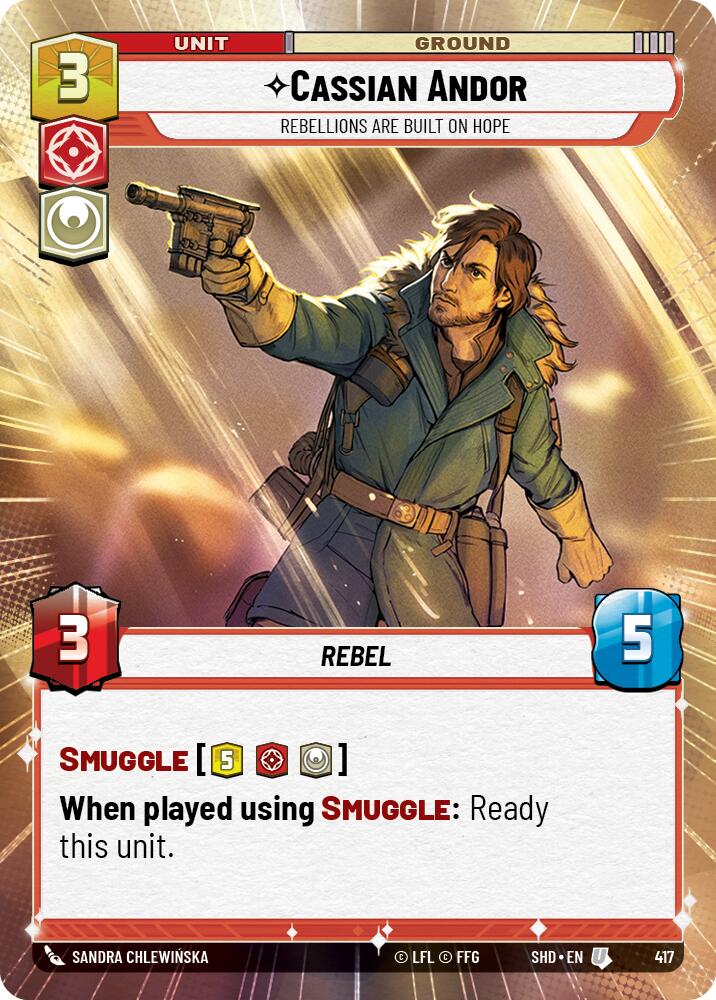 Cassian Andor - Rebellions Are Built On Hope (417) (Hyperspace) (417) [Shadows of the Galaxy] | Exor Games New Glasgow