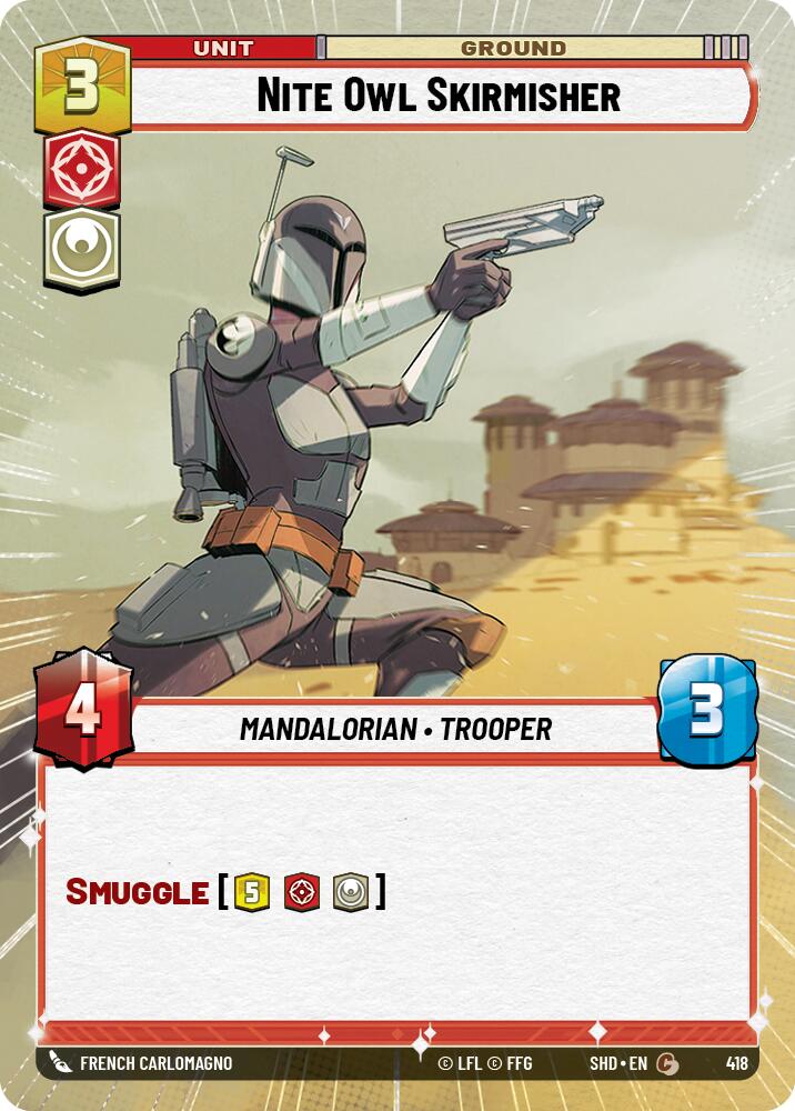Nite Owl Skirmisher (418) (Hyperspace) (418) [Shadows of the Galaxy] | Exor Games New Glasgow