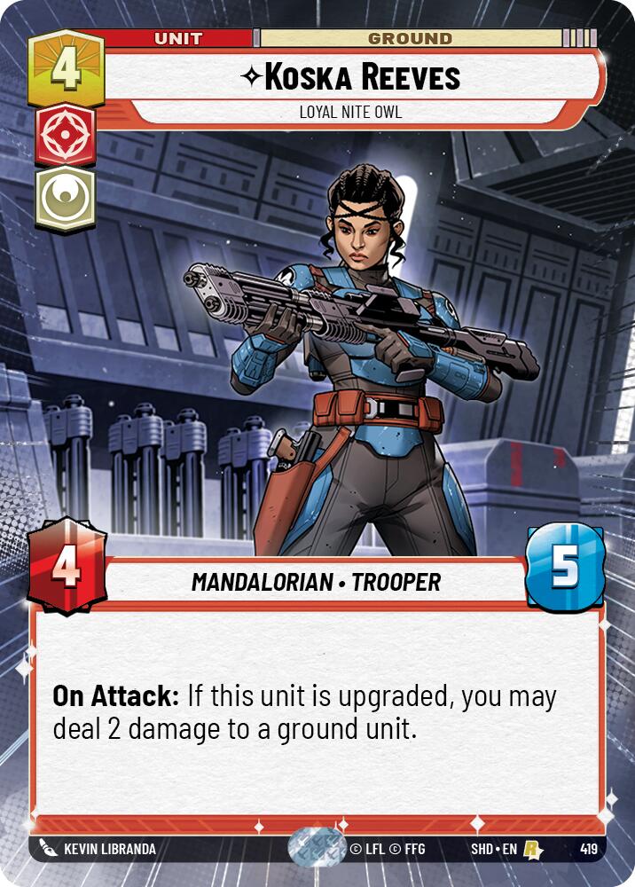 Koska Reeves - Loyal Nite Owl (419) (Hyperspace) (419) [Shadows of the Galaxy] | Exor Games New Glasgow
