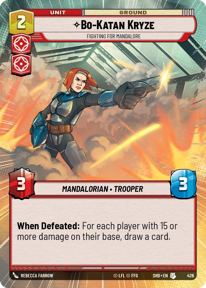 Bo-Katan Kryze - Fighting For Mandalore (426) (Hyperspace) (426) [Shadows of the Galaxy] | Exor Games New Glasgow