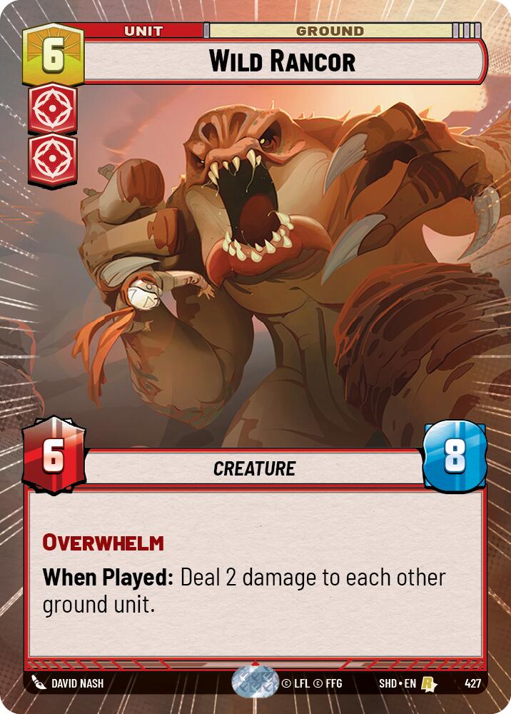 Wild Rancor (427) (Hyperspace) (427) [Shadows of the Galaxy] | Exor Games New Glasgow