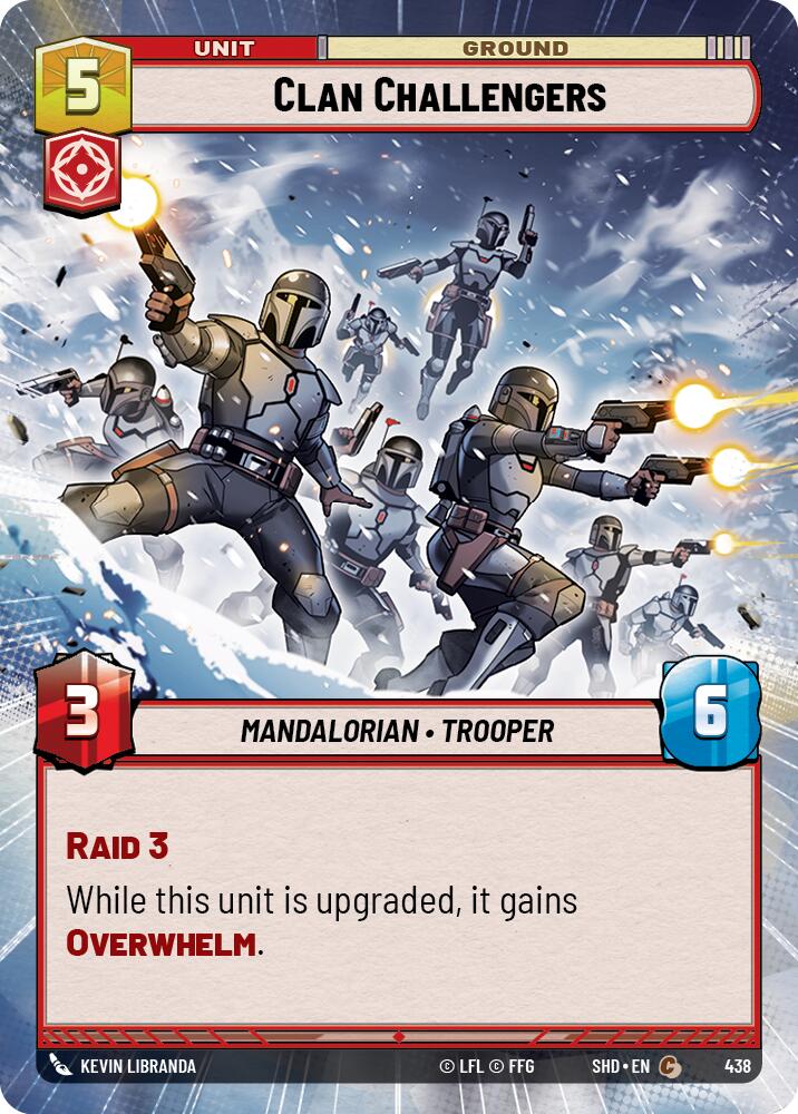 Clan Challengers (438) (Hyperspace) (438) [Shadows of the Galaxy] | Exor Games New Glasgow