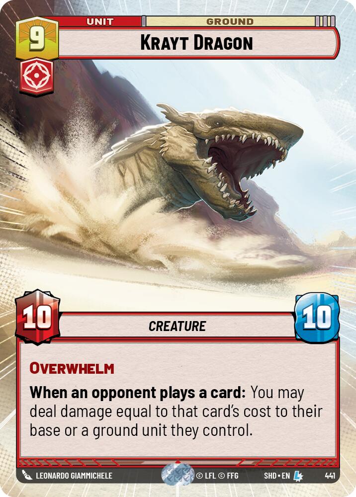 Krayt Dragon (441) (Hyperspace) (441) [Shadows of the Galaxy] | Exor Games New Glasgow