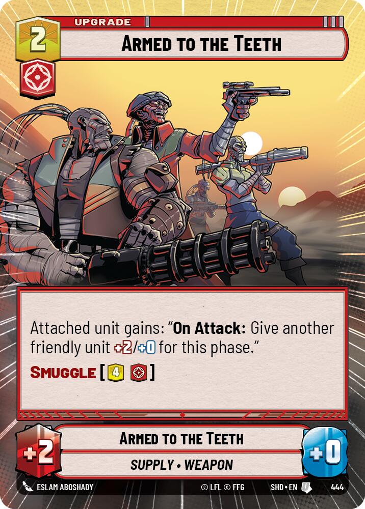 Armed to the Teeth (444) (Hyperspace) (444) [Shadows of the Galaxy] | Exor Games New Glasgow
