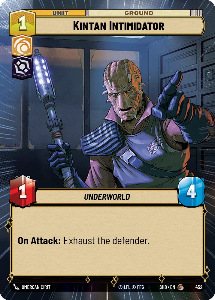 Kintan Intimidator (452) (Hyperspace) (452) [Shadows of the Galaxy] | Exor Games New Glasgow