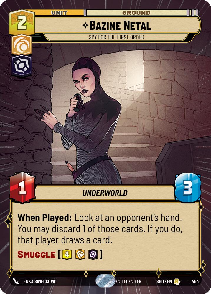 Bazine Netal - Spy for the First Order (453) (Hyperspace) (453) [Shadows of the Galaxy] | Exor Games New Glasgow