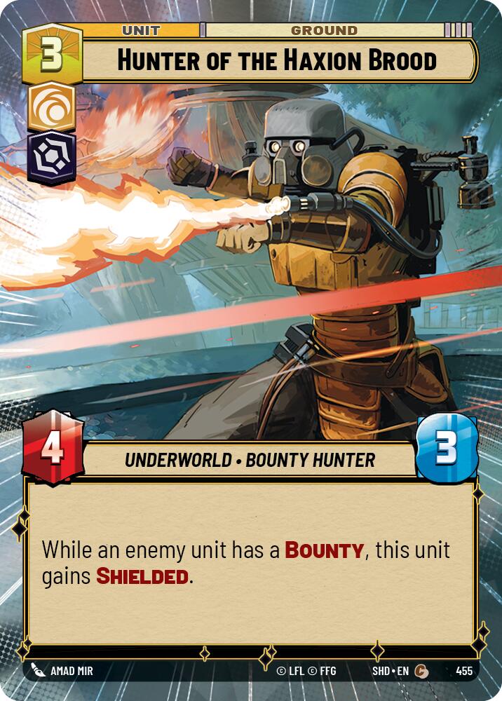 Hunter of the Haxion Brood (455) (Hyperspace) (455) [Shadows of the Galaxy] | Exor Games New Glasgow