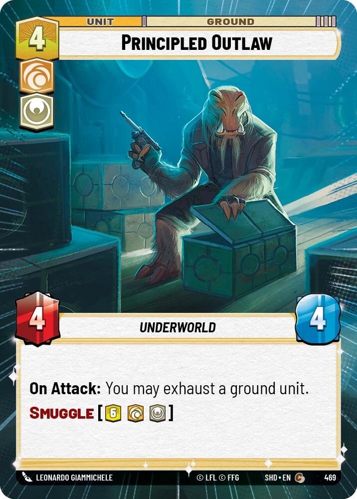 Principled Outlaw (469) (Hyperspace) (469) [Shadows of the Galaxy] | Exor Games New Glasgow