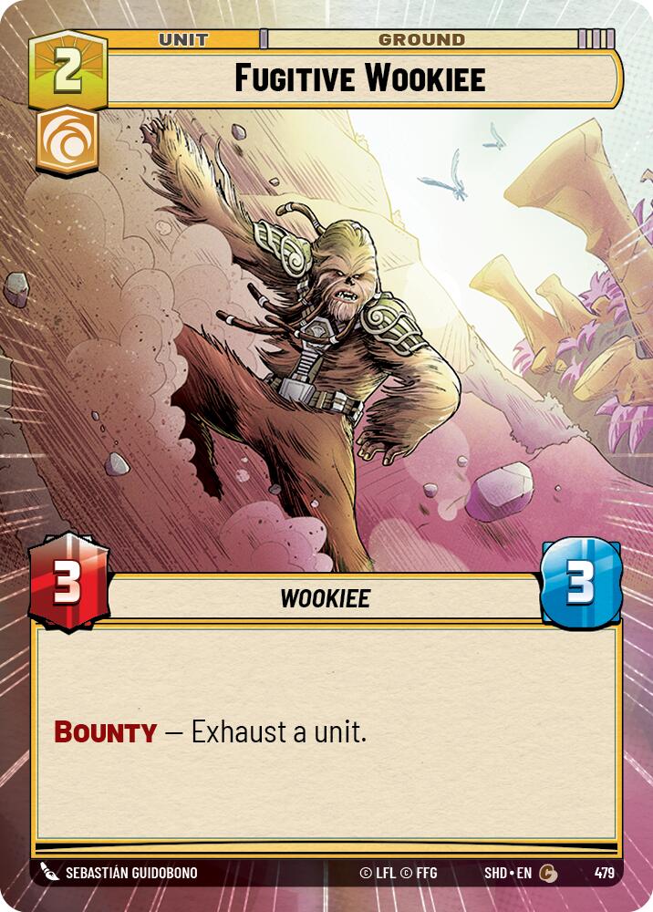 Fugitive Wookiee (479) (Hyperspace) (479) [Shadows of the Galaxy] | Exor Games New Glasgow