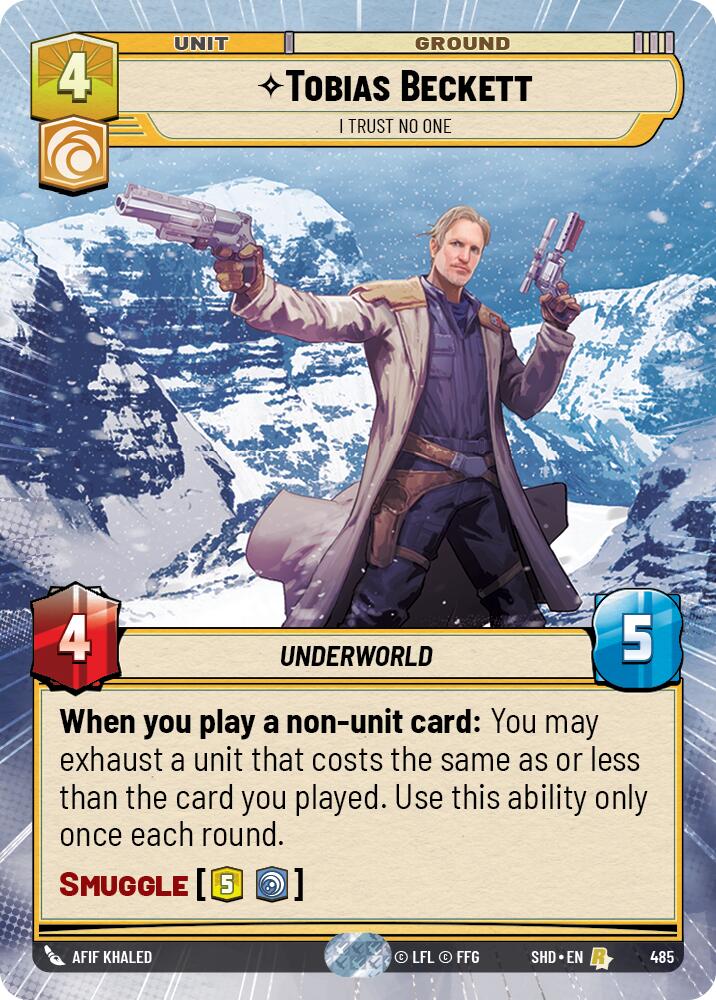 Tobias Beckett - I Trust No One (485) (Hyperspace) (485) [Shadows of the Galaxy] | Exor Games New Glasgow