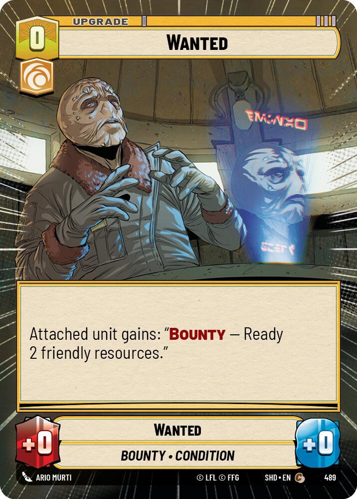 Wanted (489) (Hyperspace) (489) [Shadows of the Galaxy] | Exor Games New Glasgow