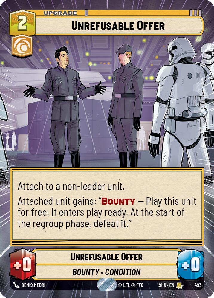 Unrefusable Offer (493) (Hyperspace) (493) [Shadows of the Galaxy] | Exor Games New Glasgow