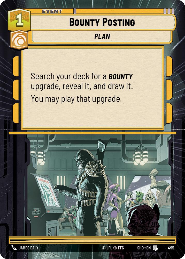Bounty Posting (495) (Hyperspace) (495) [Shadows of the Galaxy] | Exor Games New Glasgow