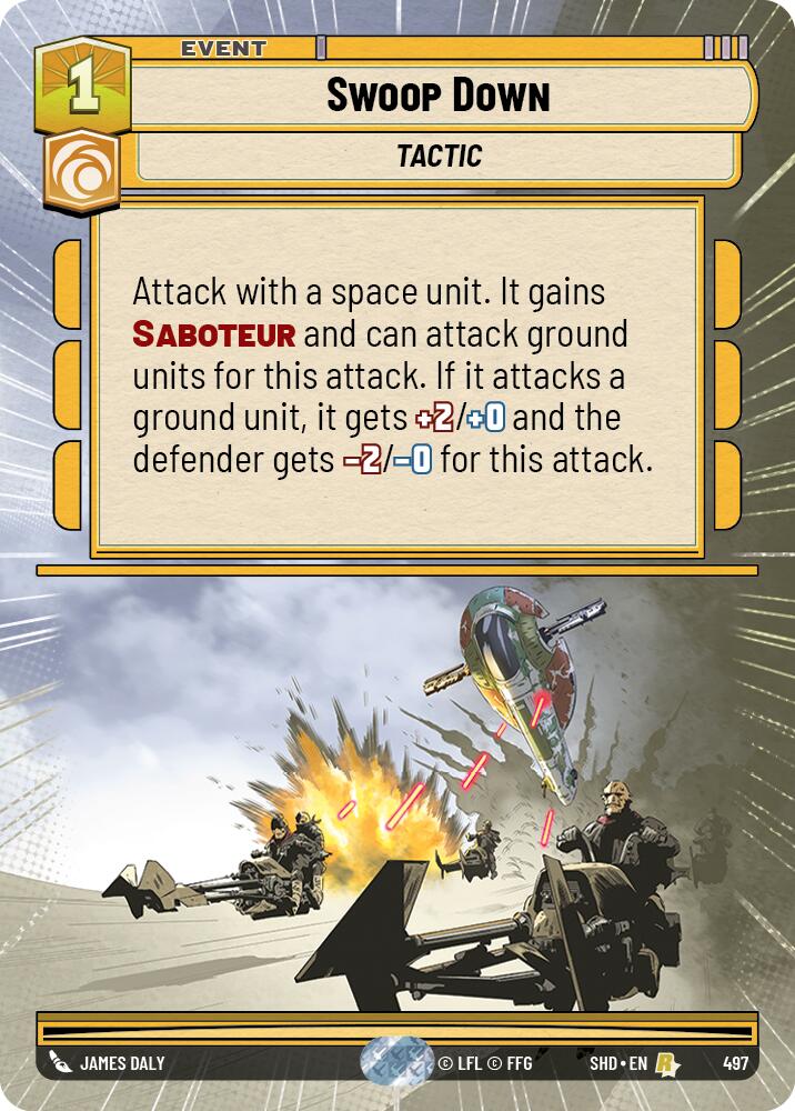 Swoop Down (497) (Hyperspace) (497) [Shadows of the Galaxy] | Exor Games New Glasgow