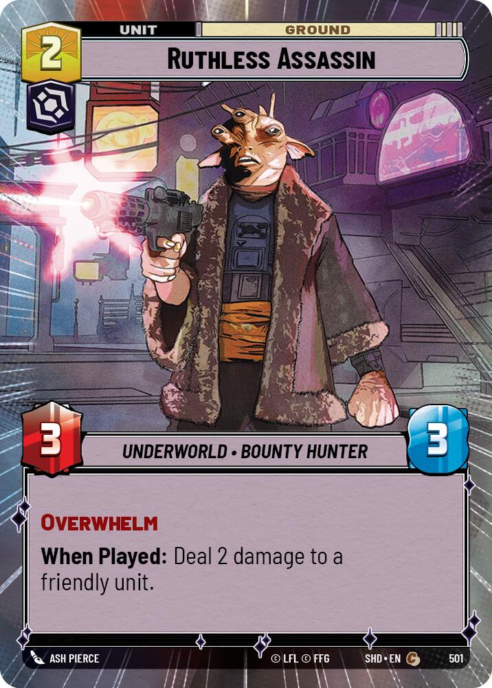 Ruthless Assassin (501) (Hyperspace) (501) [Shadows of the Galaxy] | Exor Games New Glasgow