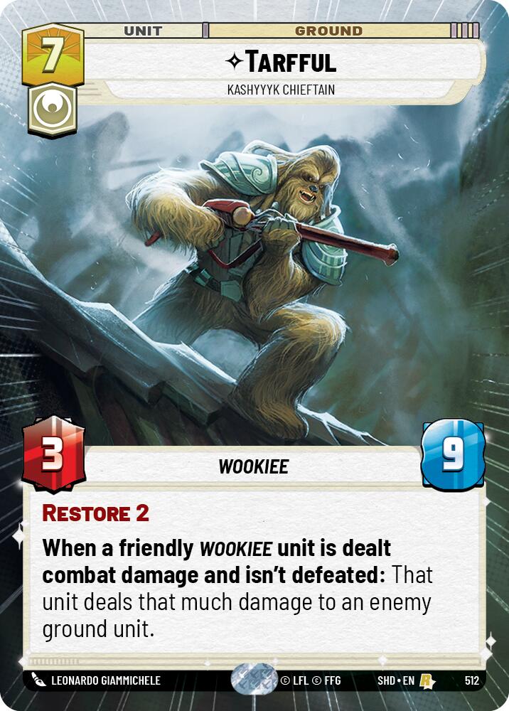 Tarfful - Kashyyyk Chieftain (512) (Hyperspace) (512) [Shadows of the Galaxy] | Exor Games New Glasgow