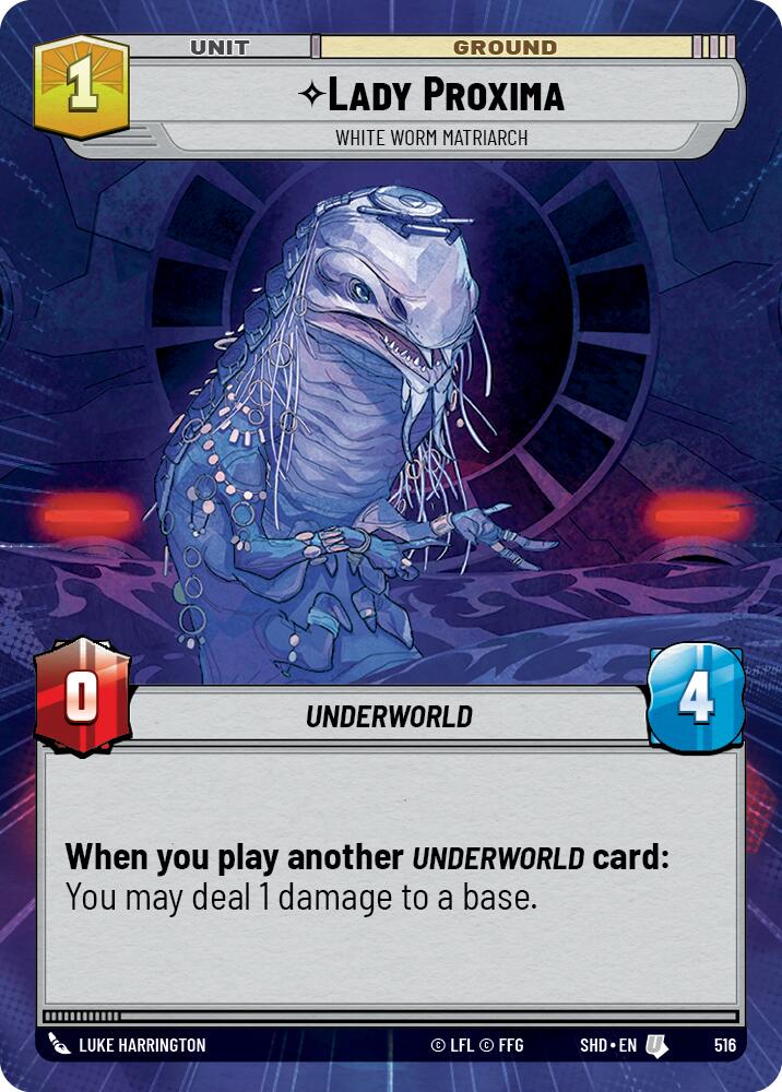 Lady Proxima - White Worm Matriarch (516) (Hyperspace) (516) [Shadows of the Galaxy] | Exor Games New Glasgow