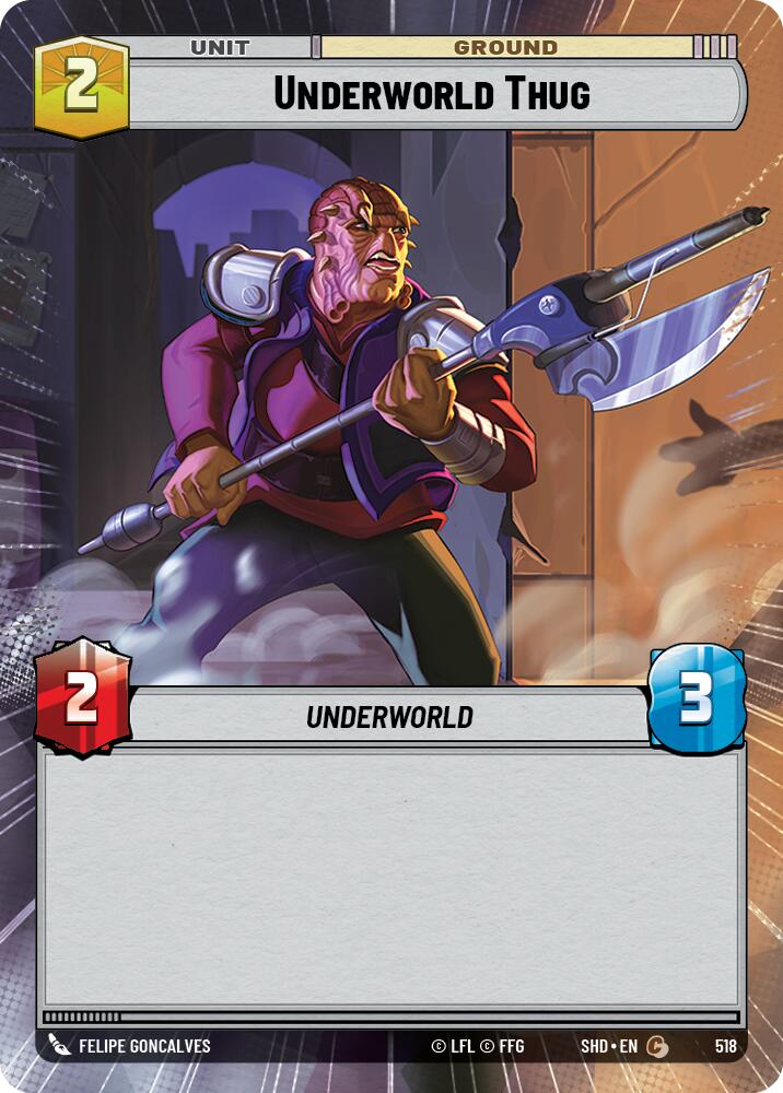 Underworld Thug (518) (Hyperspace) (518) [Shadows of the Galaxy] | Exor Games New Glasgow