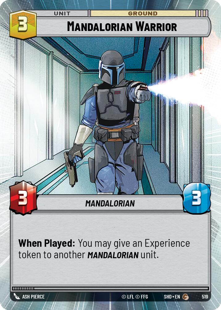 Mandalorian Warrior (519) (Hyperspace) (519) [Shadows of the Galaxy] | Exor Games New Glasgow