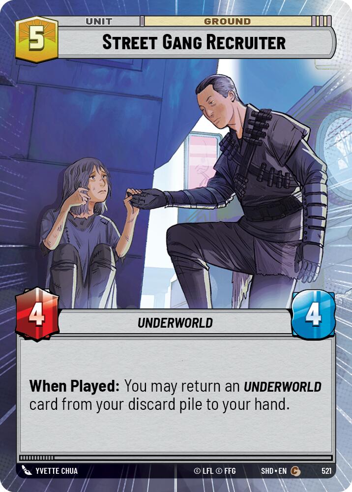 Street Gang Recruiter (521) (Hyperspace) (521) [Shadows of the Galaxy] | Exor Games New Glasgow