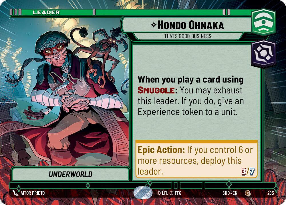 Hondo Ohnaka - That's Good Business (285) (Hyperspace) (285) [Shadows of the Galaxy] | Exor Games New Glasgow